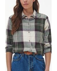 Barbour - Mooreland Plaid Cotton Button-Up Shirt - Lyst