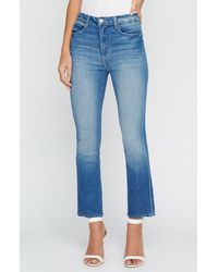 L'Agence - Mira Crop Micro Bootcut Jeans - Lyst