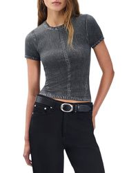 Rag & Bone - Miramar Denim Top - Lyst