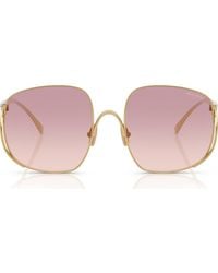 Miu Miu - Mu A57S 57Mm Gradient Square Sunglasses - Lyst