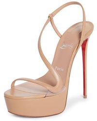 Christian Louboutin - Rosalie Alta Platform Slingback Sandal - Lyst