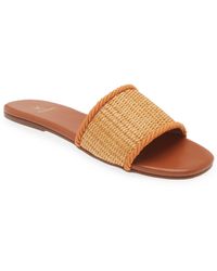Kaanas - Azurita Basketweave Slide Sandal - Lyst