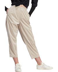adidas - Recycled Polyester Corduroy Crop Pants - Lyst