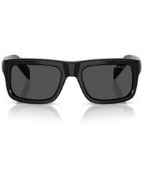 Prada - 56Mm Rectangular Sunglasses - Lyst
