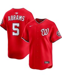 Nike - Cj Abrams Washington Nationals 2Nd Alternate Limited Player Jersey - Lyst