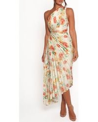 keegan pleated satin dress Keegan Maxi Dress