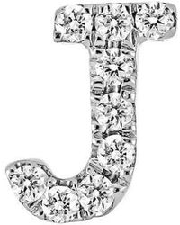 Bony Levy - Single Initial Earring - Lyst