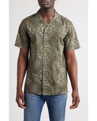 Pendleton - Geo Pattern Cotton Camp Shirt - Lyst