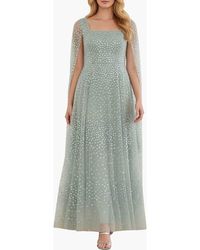 Needle & Thread - Scatter Dot Cape Sleeve Ankle Gown - Lyst