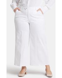 NYDJ - Mona High Waist Ankle Wide Leg Trouser Jeans - Lyst