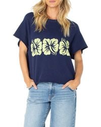 Roxy - Free Trim Graphic Knit Top - Lyst