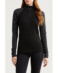 Smartwool - Classic Themal Merino Wool Base Layer Quarter Zip Top - Lyst