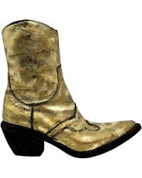 Madison Maison - Laminated Pointy Toe Ankle Boot - Lyst