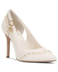 Vince Camuto - Hally Studded Pointed Toe Pump - Lyst