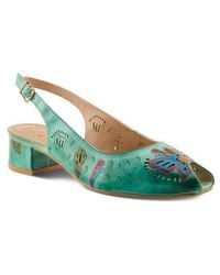 Spring Step - Streetpeep Slingback Peep Toe Sandal - Lyst