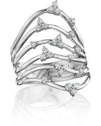 Hueb - Luminus Stacked Diamond Ring - Lyst