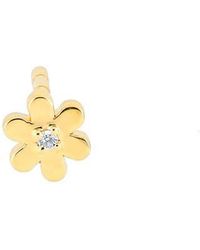 EF Collection - Single Baby Daisy Diamond Stud Earring - Lyst