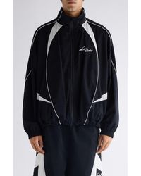 Acne Studios - Peachy Embroidered Logo Piped Track Jacket - Lyst