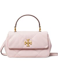 Tory Burch - Kira Diamond Quilted Leather Top Handle Bag - Lyst