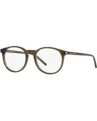 Saint Laurent - 50Mm Round Optical Glasses - Lyst