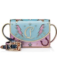 Christian Louboutin - Small Loubi54 Giddy Leather Crossbody Bag - Lyst