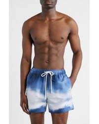 BOSS - Two-Tone Swim Trunks - Lyst