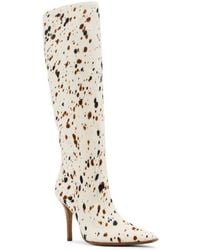 Steve Madden - Wescot Genuine Calf Hair Knee High Boot - Lyst