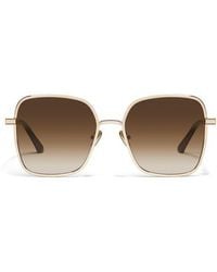 Quay - 5Th Ave 58Mm Gradient Square Sunglasses - Lyst