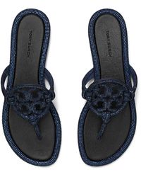 Tory Burch - Miller Knotted Pavé Sandal - Lyst