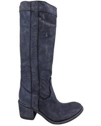 Madison Maison - Washed Leather Knee-High Pull-On Boot - Lyst