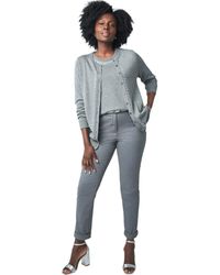 Jessica London - Fine Gauge Cardigan - Lyst