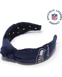 Lele Sadoughi - Seattle Seahawks Embroidered Knotted Headband - Lyst