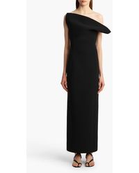 KHAITE - Cato Double Face Crepe Dress - Lyst