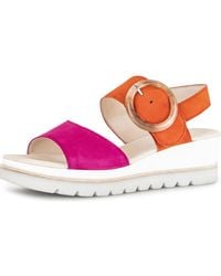 Gabor - 44.645 Platform Wedge Sandal - Lyst
