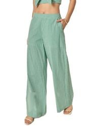 English Factory - Check Wide Leg Pants - Lyst