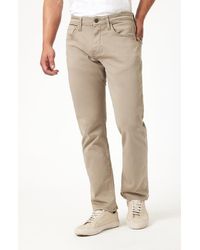 Mavi - Matt Relaxed Straight Leg Twill Pants - Lyst