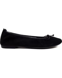 Menina Step - Sofia Elastic Suede Ballet Flat - Lyst