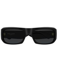 Saint Laurent - Sl 869 57Mm Polarized Rectangular Sunglasses - Lyst