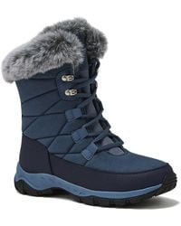 Lands' End - Wide Width Expedition Trail Waterproof Lace Up Snow Boots - Lyst