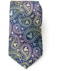 Cufflinks Inc. - X Disney Mickey Iridescent Paisley Silk Tie - Lyst