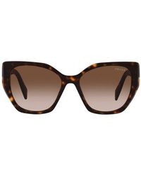 Prada - 56Mm Gradient Rectangular Sunglasses - Lyst