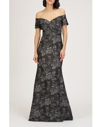 JS Collections - Rosalina Floral Jacquard Mermaid Gown - Lyst