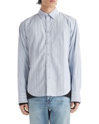 Rag & Bone - Fit 2 Slim Fit Engineered Oxford Stripe Cotton Button-up Shirt - Lyst