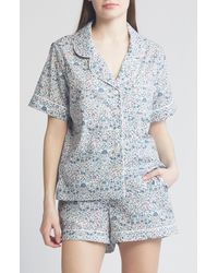 Liberty - Classic Tana Floral Cotton Short Pajamas - Lyst