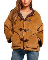 Ramy Brook - Lucy Reversible Faux Shearling Hooded Jacket - Lyst