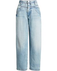 FRAME - '90s Utility Loose Straight Leg Jeans - Lyst
