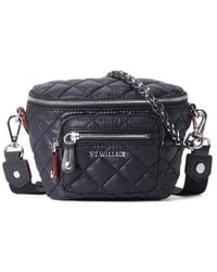 MZ Wallace - Micro Crosby Diamond Quilted Nylon Sling Bag - Lyst