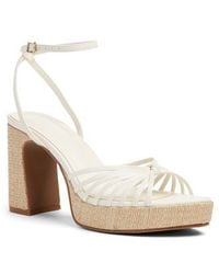 Open Edit - Emily Ankle Strap Platform Sandal - Lyst