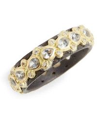 Armenta - Old World Lacy Eternity Diamond & Sapphire Ring - Lyst