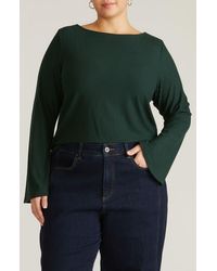 UNIVERSAL STANDARD - Yasmine Rib Bell Sleeve Sweater - Lyst